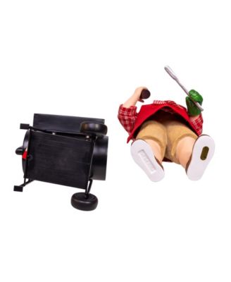 10.75" Barbecue Grill Santa