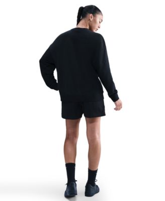 Women's Fleece Loose Fit Crew Neck T-Shirt