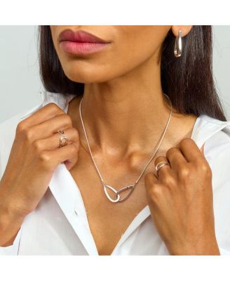 Large Linked Petal Pendant