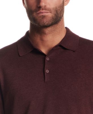 Men's Long-Sleeve Polo Sweater