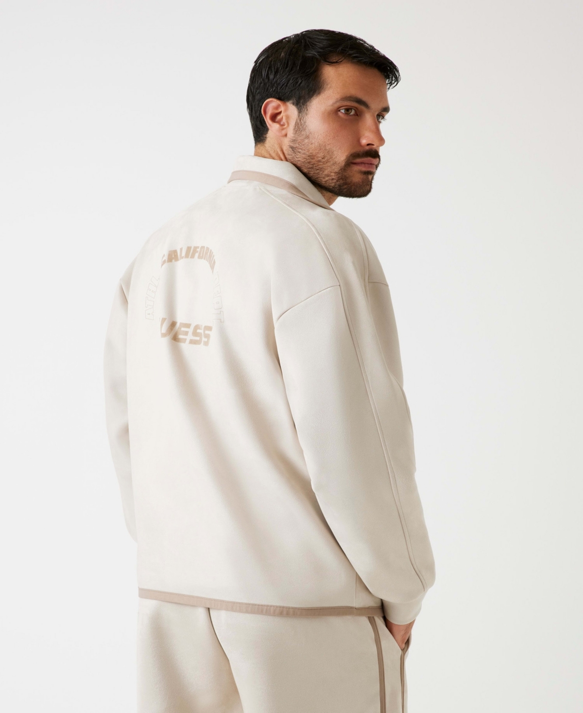 Guess Men's Shiro Full-Zip Long Sleeve Sweatshirt