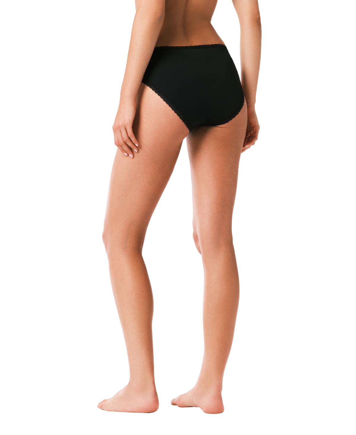 Gap Women's Lace Detail Bikini Panties In Black