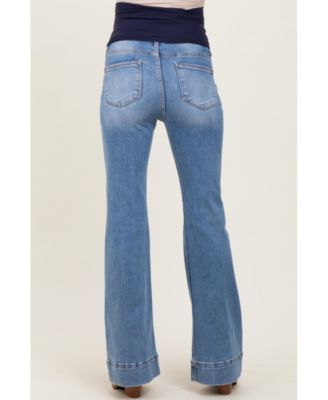 Maternity Medium High Rise Flare Jeans