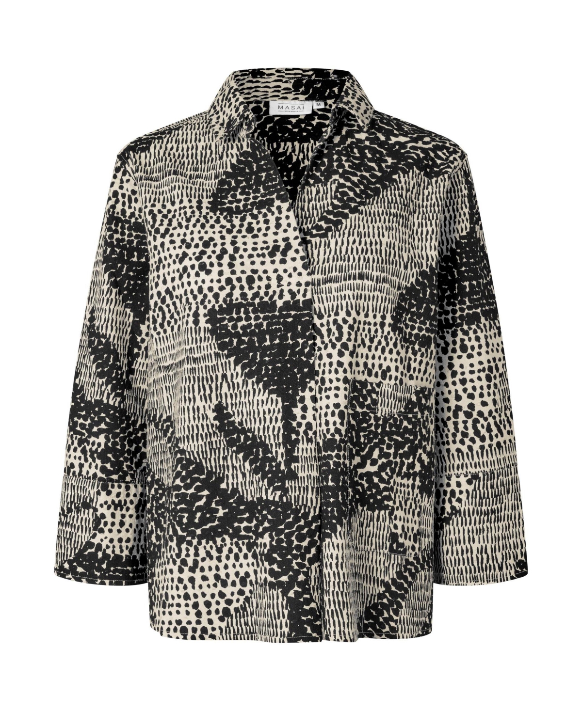 Masai Copenhagen Women's MaIduki 3/4 Sleeve V-Neck Shirt