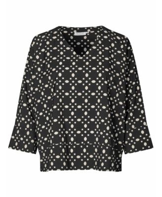 Women's MaBenika 3/4 Sleeve V-Neck Blouse