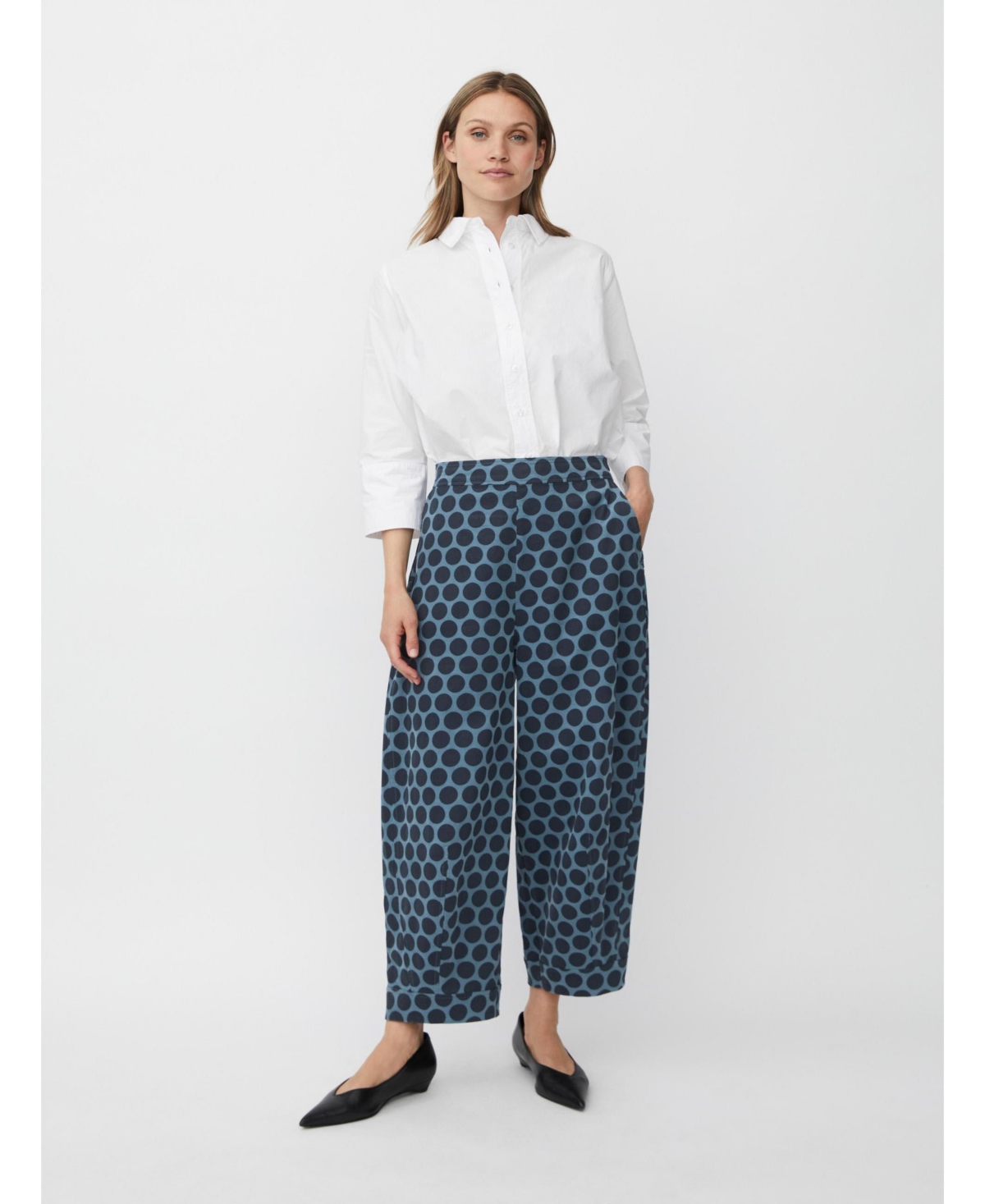 Masai Copenhagen Women's Cropped Velvet Wide Leg Pants