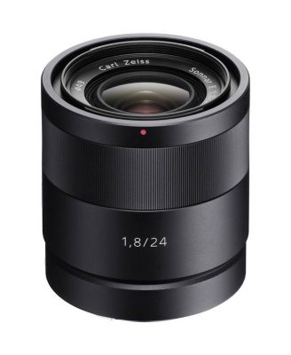 Sony Sonnar T E 24mm F/1.8 E-Mount Lens - Bundled With Flashpoint Zoom Li-on X R2 TTL On-Camera Round Flash Speedlight For Sony, a 49mm Filter