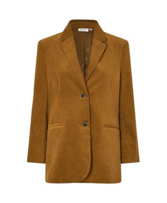 Women's MaJaxi Long Sleeve Corduroy Blazer