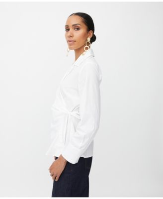 Women's MaIzabele Long Sleeve Side Tie Shirt