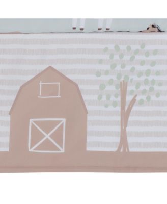 Baby Farmyard Friends 3-Piece Nursery Crib Bedding Set