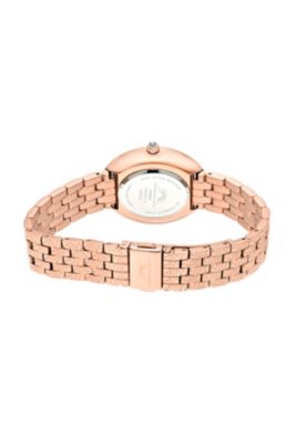 Women's Angelica Watch with Sunray Dial, Topaz Gemstones and Stainless Steel Bracelet 1344CANS