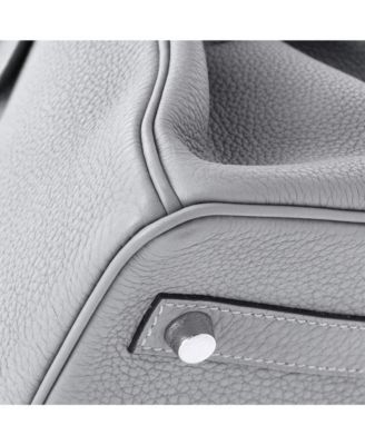 Birkin 30 Handbag Grey Togo with Palladium Hardware