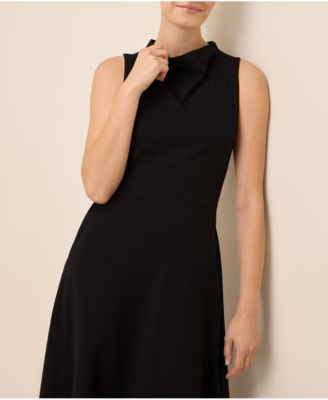 Women's Fit & Flare Cowl Neck Dress
