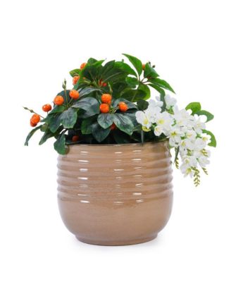 Set of 3 Modern Ceramic Planter Pots