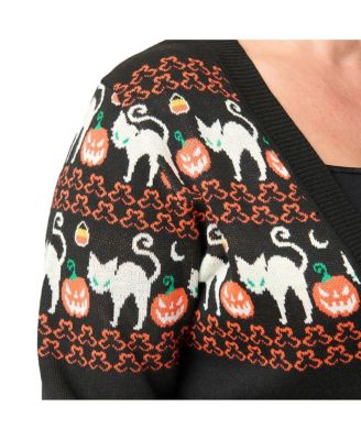 Women's Printed Knit Long Cardigan