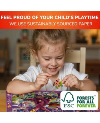 4x100 Pcs Search & Find Puzzles for Kids 4-6