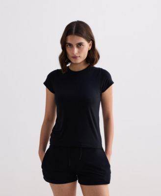 Women's Essential Knit Shorts in Black