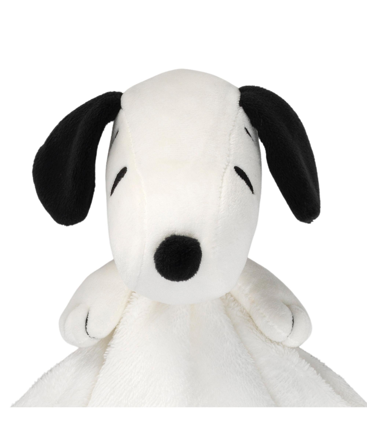 Lambs & Ivy Baby Snoopy Plush Security Blanket/Lovey & Door Pillow Gift Set
