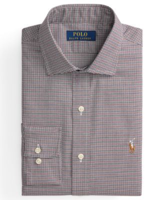 Men's Checkered Oxford Classic-Fit Dress Shirt