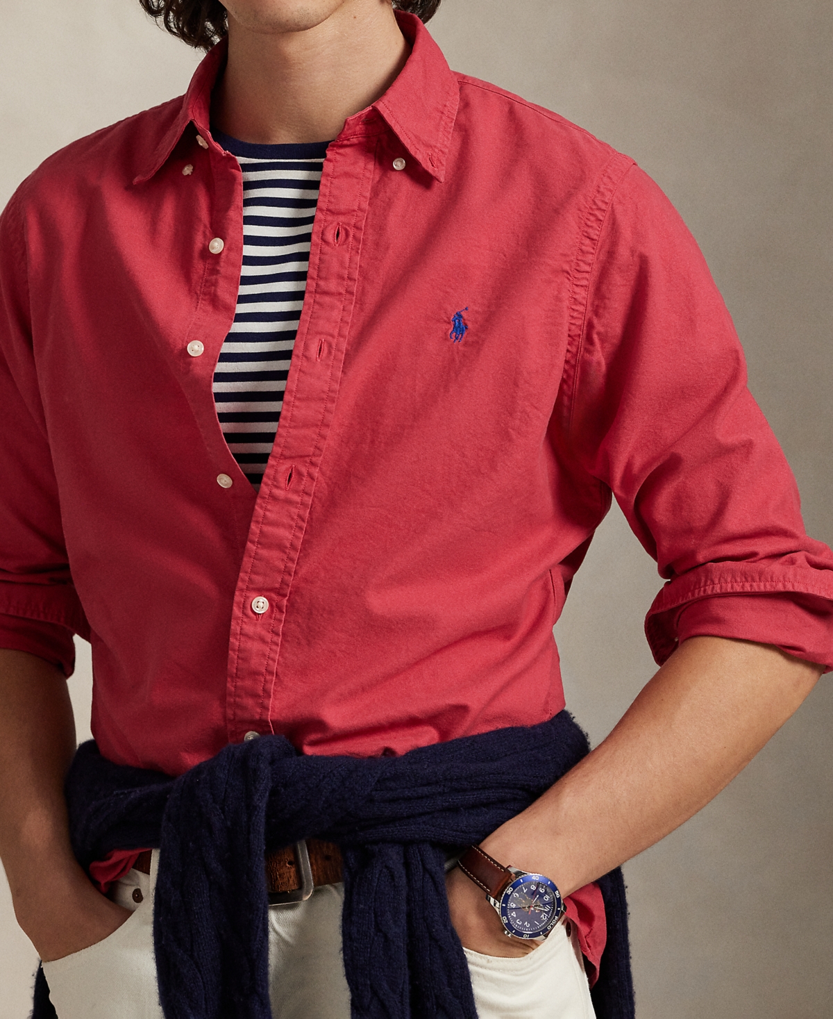 Polo Ralph Lauren Men's Garment-Dyed Oxford Shirt