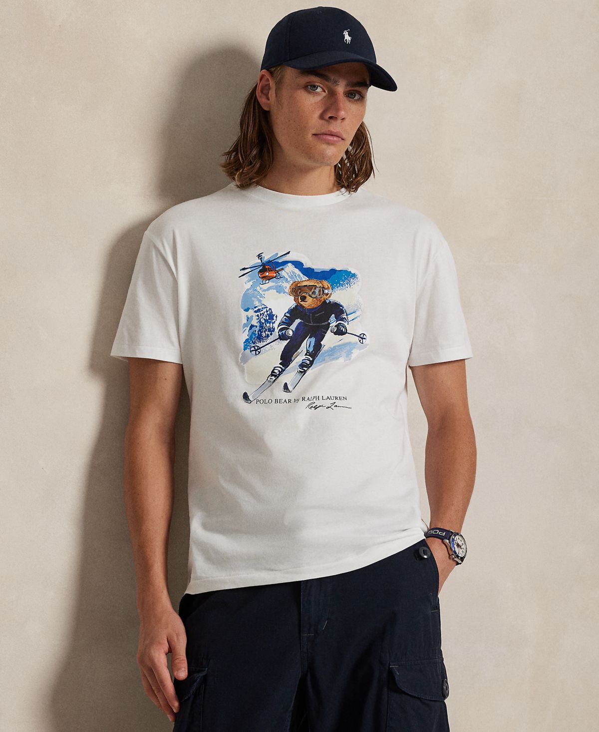 Мужская футболка Polo Bear с коротким рукавом