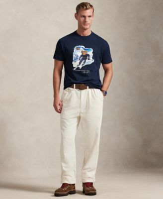 Men's Short Sleeve Polo Bear T-Shirt