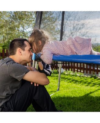 16FT Trampoline Safety Net Replacement Protection Enclosure Net for 12 Poles