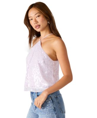 Women's Lorenna Sequin Halter Neck Top