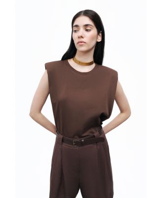 Women's Belted Linen Mini Shorts