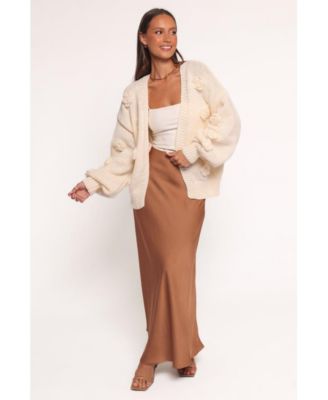 Women's Doralee Rose Cardigan - Cream