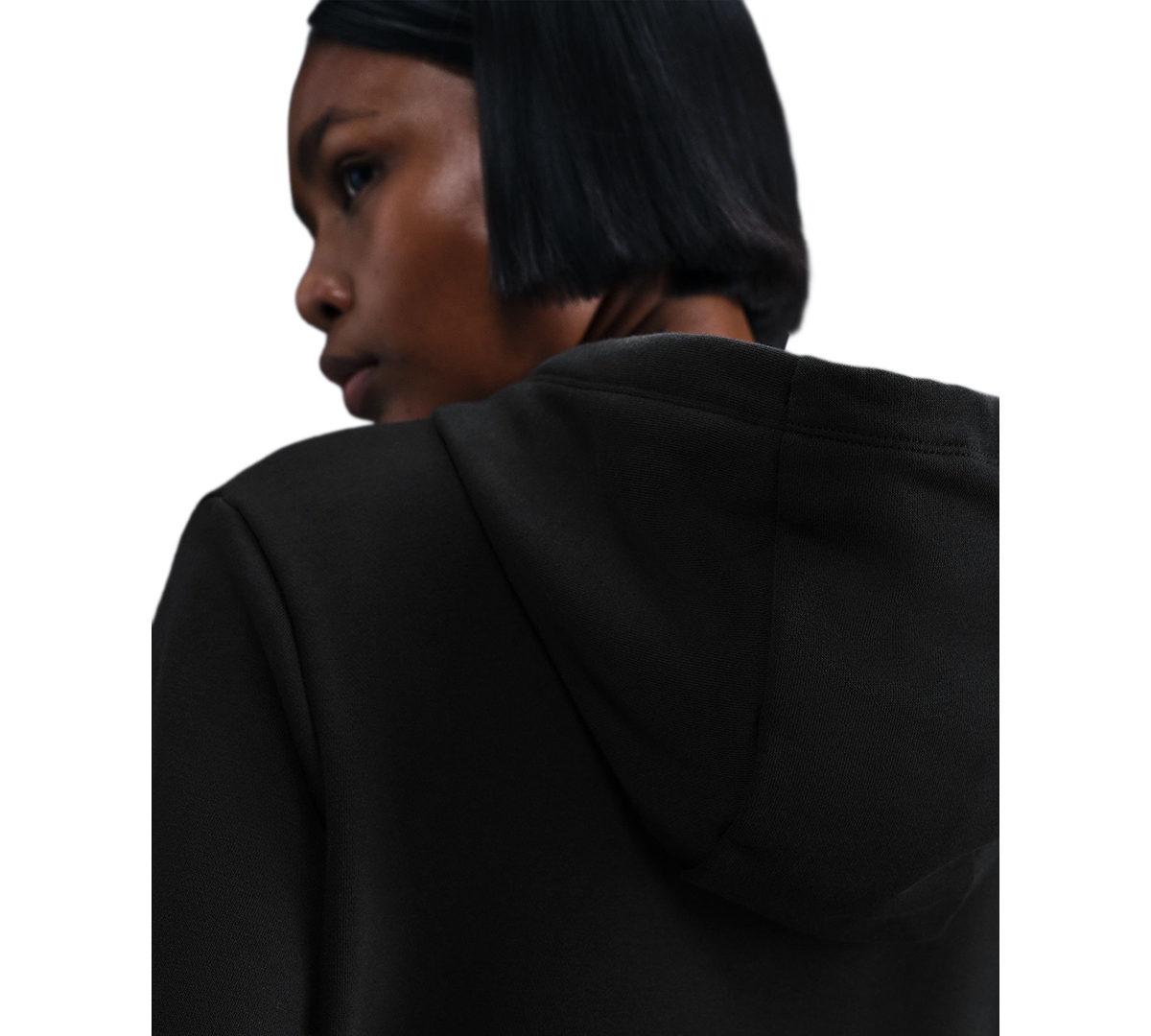 Nike Sportswear Women's Long Sleeve Pull-on Hoodie In Black