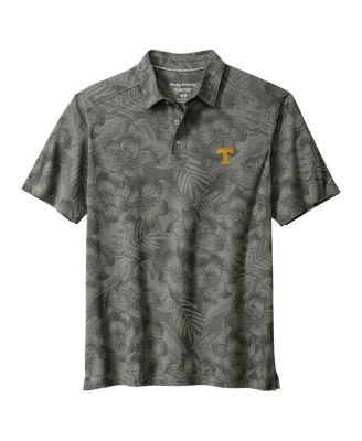 Tommy Bahama - Men's Gray Tennessee Volunteers Palm Fresco Hibiscus IslandZone Polo