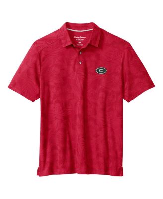 Tommy Bahama - Men's Red Georgia Bulldogs Palm Fresco Hibiscus IslandZone Polo