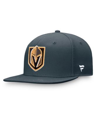 Fanatics - Men's Charcoal Vegas Golden Knights Core Primary Team Logo Fitted Hat
