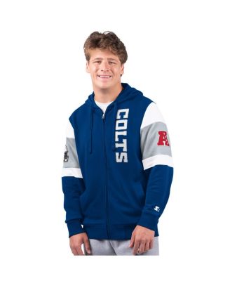 Starter - Men's Royal Indianapolis Colts Extreme Full-Zip Hoodie