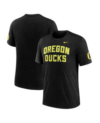 Nike - Men's Heather Green Oregon Ducks Campus Collegiate Block Tri-Blend T-Shirt