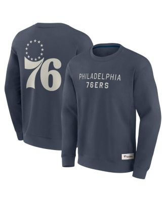 Fanatics - Men's Blue Philadelphia 76ers Elements Future Ground Lettering Pullover Sweatshirt