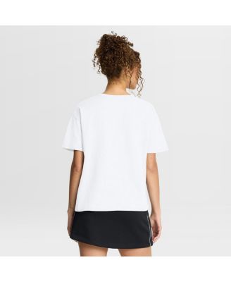 Women's White San Francisco 49ers Redzone Slub Boxy T-Shirt