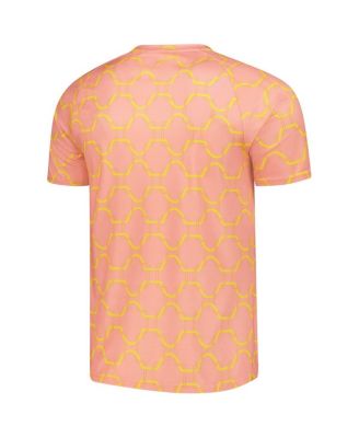 Men's Light Orange AC Milan 2025/26 Pre-Match Dry Cell Training Jersey