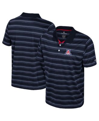 Colosseum - Men's Navy Arizona Wildcats Milk Steak Polo