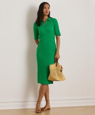Lauren Ralph Lauren - Women's Modern Rib Elbow Sleeve Dress
