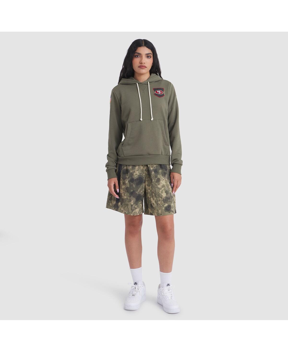 Nike Women's Olive San Francisco 49ers 2025 Salute to Service Sideline Standard Issue Dri-fit Hoodie