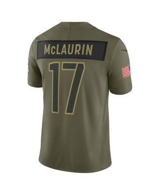 Men's Terry McLaurin Olive Washington Commanders 2025 Salute to Service Limited Jersey