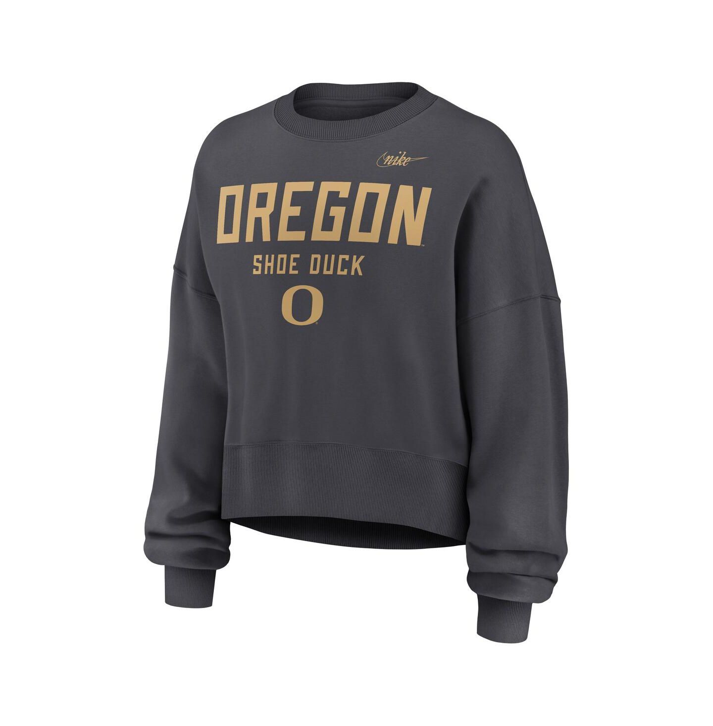 Женская толстовка Nike Charcoal Oregon Ducks Shoe Duck — фото 2