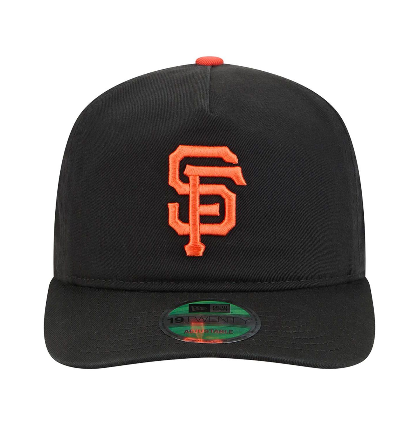 Мужская кепка New Era Black San Francisco Giants Team 19TWENTY Adjustable Hat — фото 4