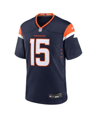 Men's Nik Bonitto Navy Denver Broncos Alternate Game Jersey