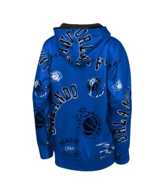 Big Boys and Girls Blue Orlando Magic Moving Violation Hoodie