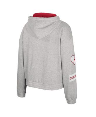 Women's Gray Alabama Crimson Tide Alfie Full-Zip Hoodie Jacket