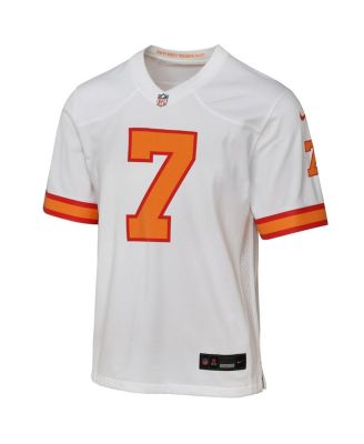 Big Boys and Girls Bucky Irving White '76 Tampa Bay Buccaneers Game Jersey