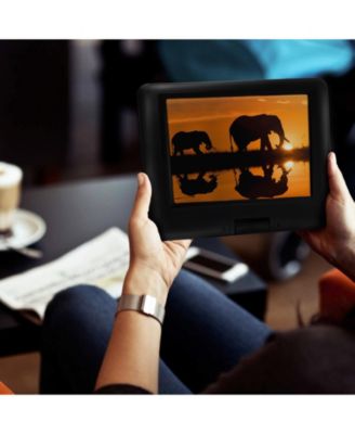 14.1 Inch Portable DVD Player with Swivel TFT-LCD Screen and USB,SD,AV Inputs